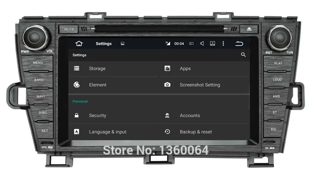 Четырехъядерный Android 5.1.1 автомобильный DVD плеер для Toyota Prius с емкостным экраном