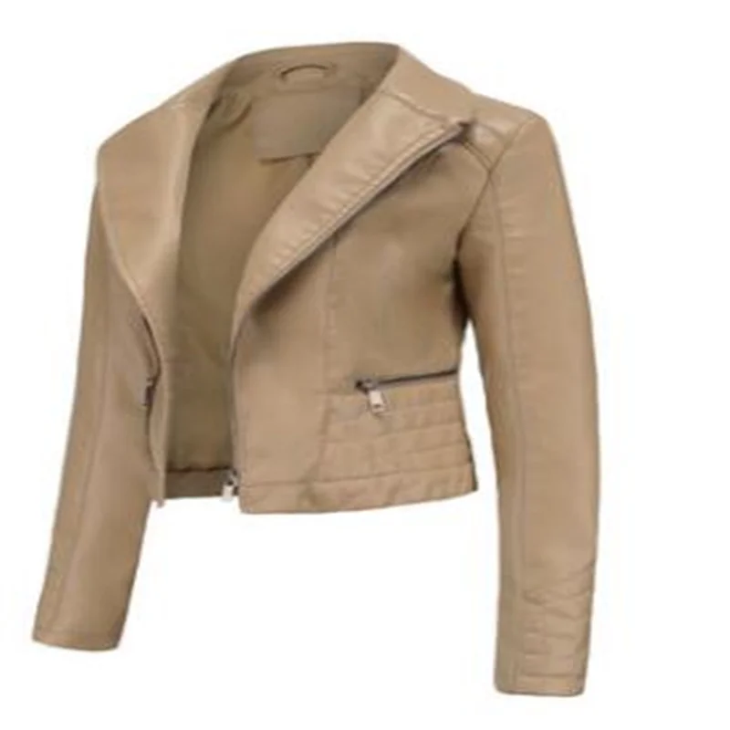 Ladies washed PU leather jacket women fashion lapel spring and autumn European 2021 new spring autumn пальто женское purple