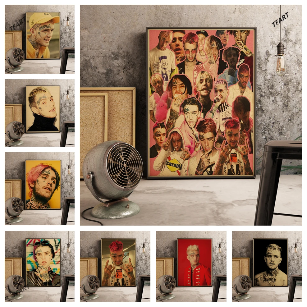 

Diamond Painting Rap Star Lil Diamond Inlaid Diamond Embroidery Full Diamond Embroidery Cross Stitch Kit Home Decoration