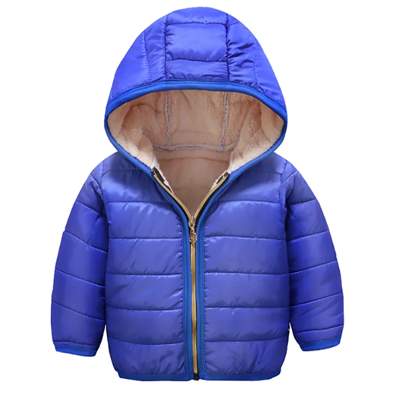 Куртки для мальчиков и девочек Осень зима 2019 Детская куртка теплое толстое