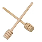 2 шт. практичная длинная ручка деревянная ложка для меда, палочка для смешивания меда, банка, принадлежности для кофе, молока, чая, кухонные инструменты