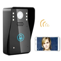 hd 720p wireless wifi video door phone doorbell intercom camera ir night vision waterproof camera