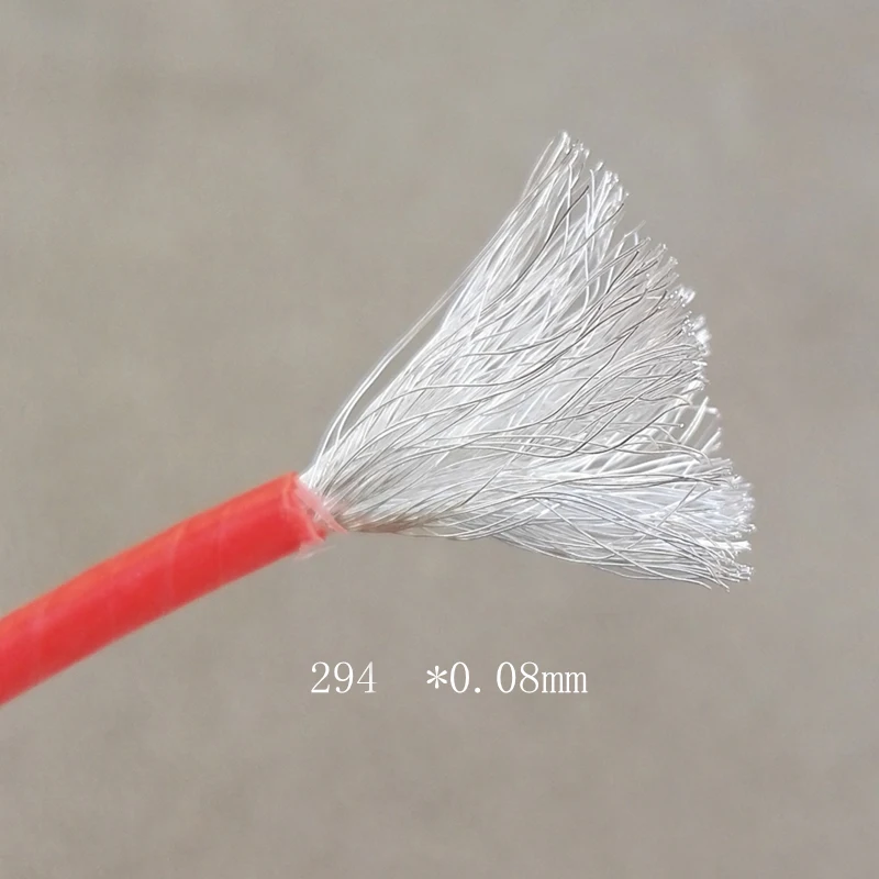 HiFi Audio DIY OCC 7N однокристальный медный посеребренный провод оптовый кабель 15AWG |