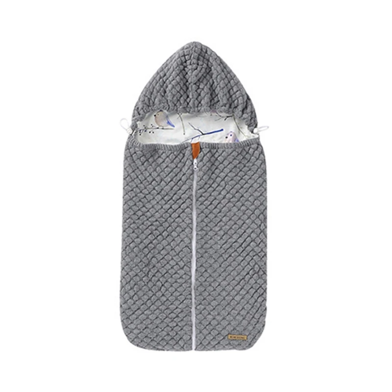 

2021 New Baby Stroller Footmuff Sleeping Bag Knitted Envelopes Autumn Winter Sleepsack