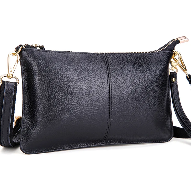 

Women Genuine Leather Day Clutches Candy Color Bags Women's Fashion Crossbody Bags Small Clutch Bags