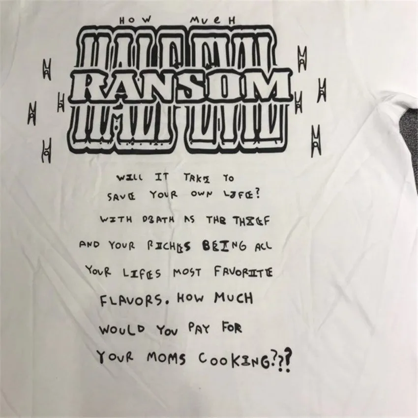 

2020ss Rolling LA T Shirt Men Women Top Version Streetwear Casual T-shirt Tees