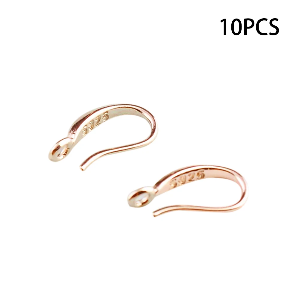 10X Ear Wire Earring Hook Components Women Jewelry Fittings Fabala Simple Style Making Findings Copper Design DIY Accessories | Украшения и