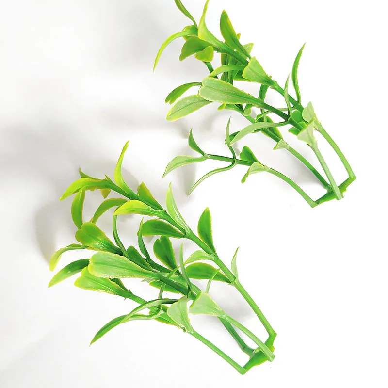Green leaves 3 100 шт Мини ядро Stamen diy бонсай декоративные аксессуары цветочный горшок наполнение украшения поддельные растения DIY ВЕНОК поддельные цветы - Цвет: Green leaves 3