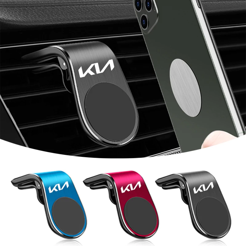 Металлический магнитный автомобильный держатель для телефона KIA K3 K5 Sorento Sportage Rio