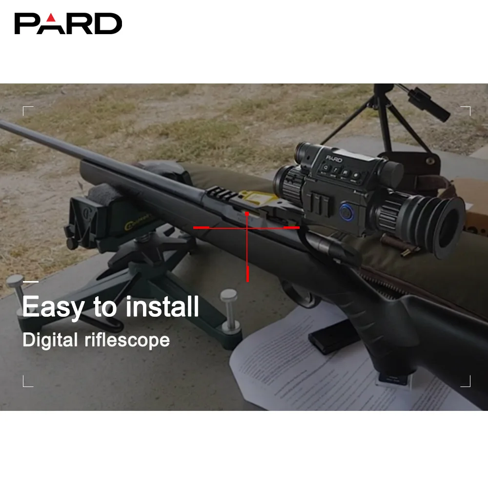 Цифровой прицел ночного видения PARD NV008 plus монокулярная охотничья камера для