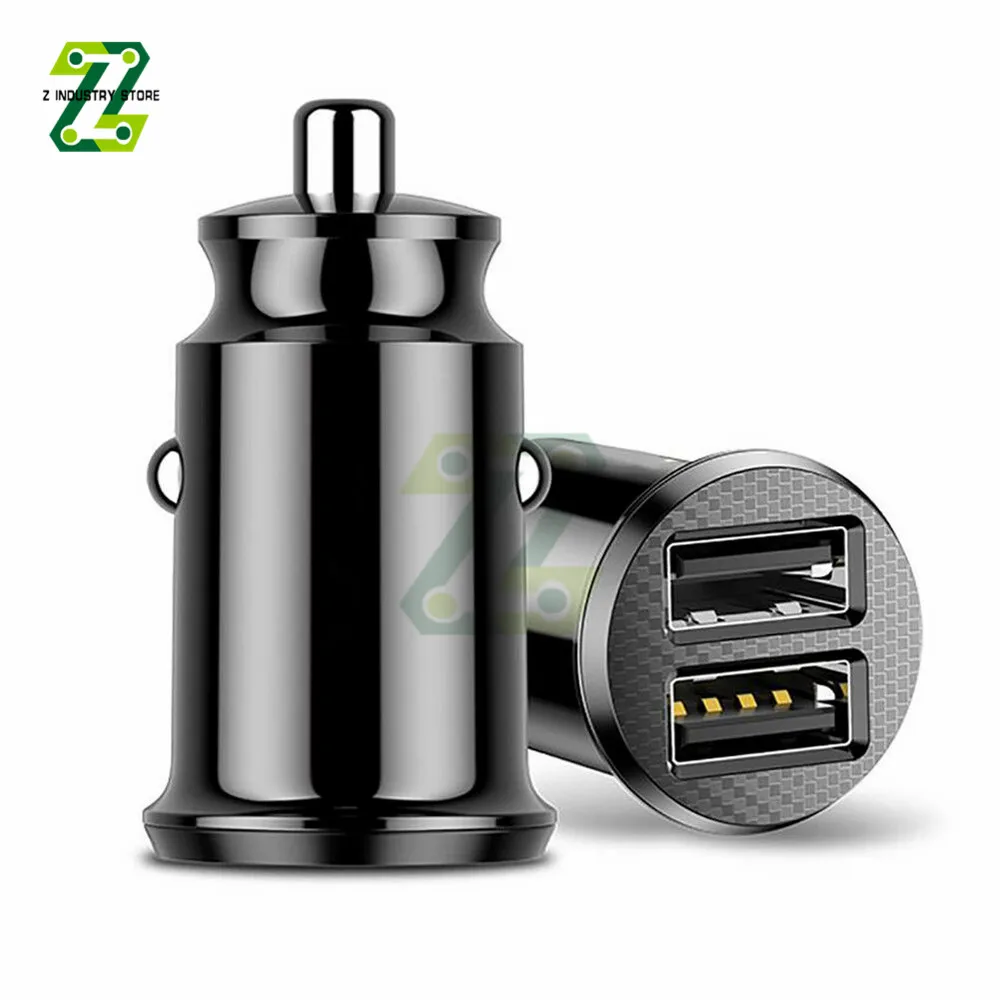 

Mini Dual Port USB Car Power Charger Adapter