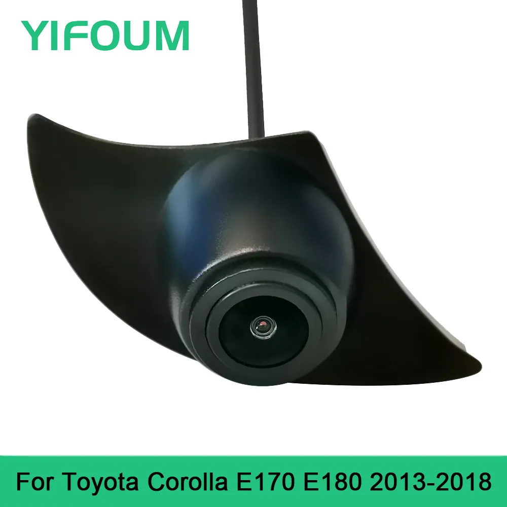 

YIFOUM HD CCD Car Front View Parking Night Vision Positive Waterproof Logo Camera For Toyota Corolla E170 E180 2013-2018