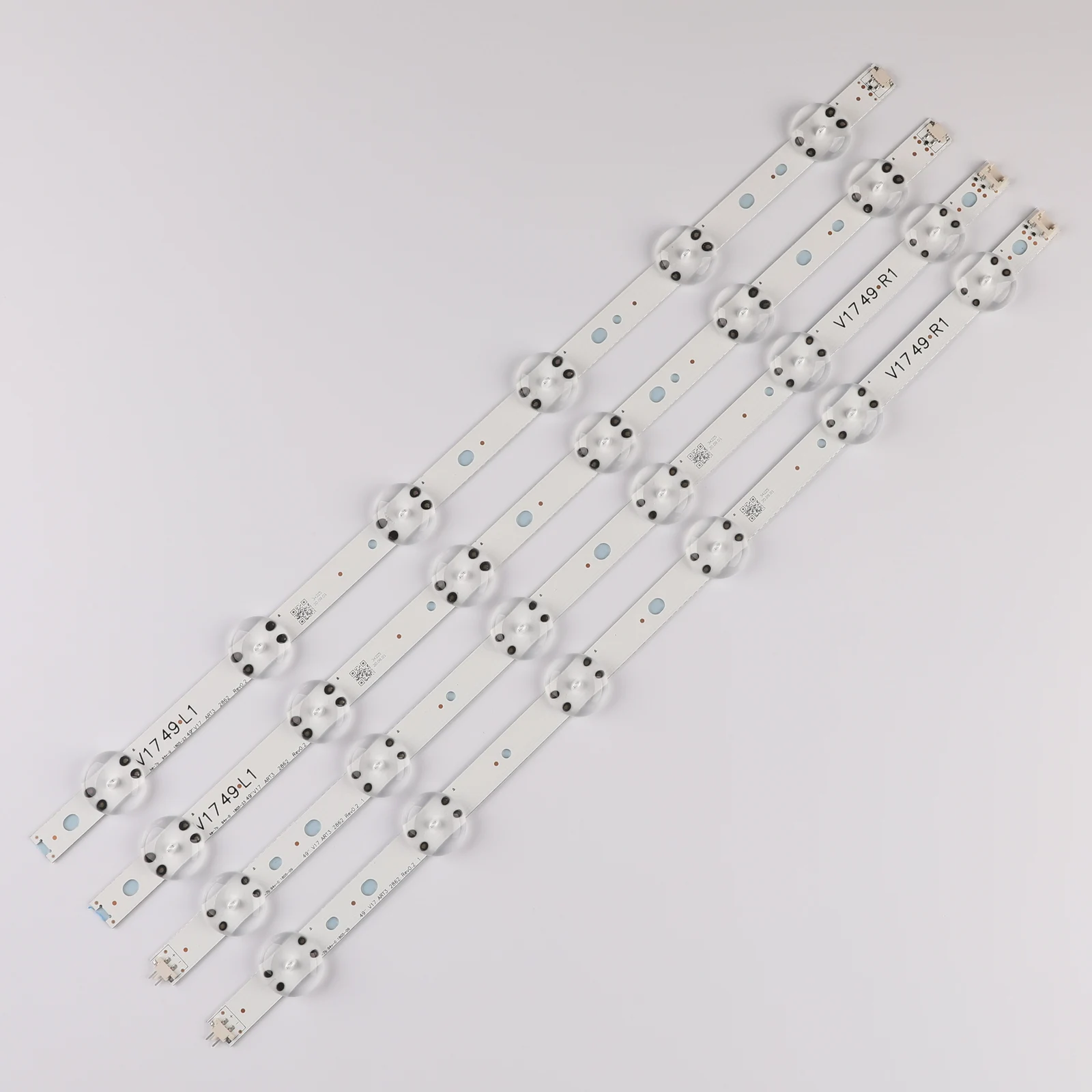 100% Новый 4 шт/комплект светодиодный полоски для LG 49 ТВ 49UJ651V 49UV340C UB 49UJ6500 LC490DGG 6916L 2862A