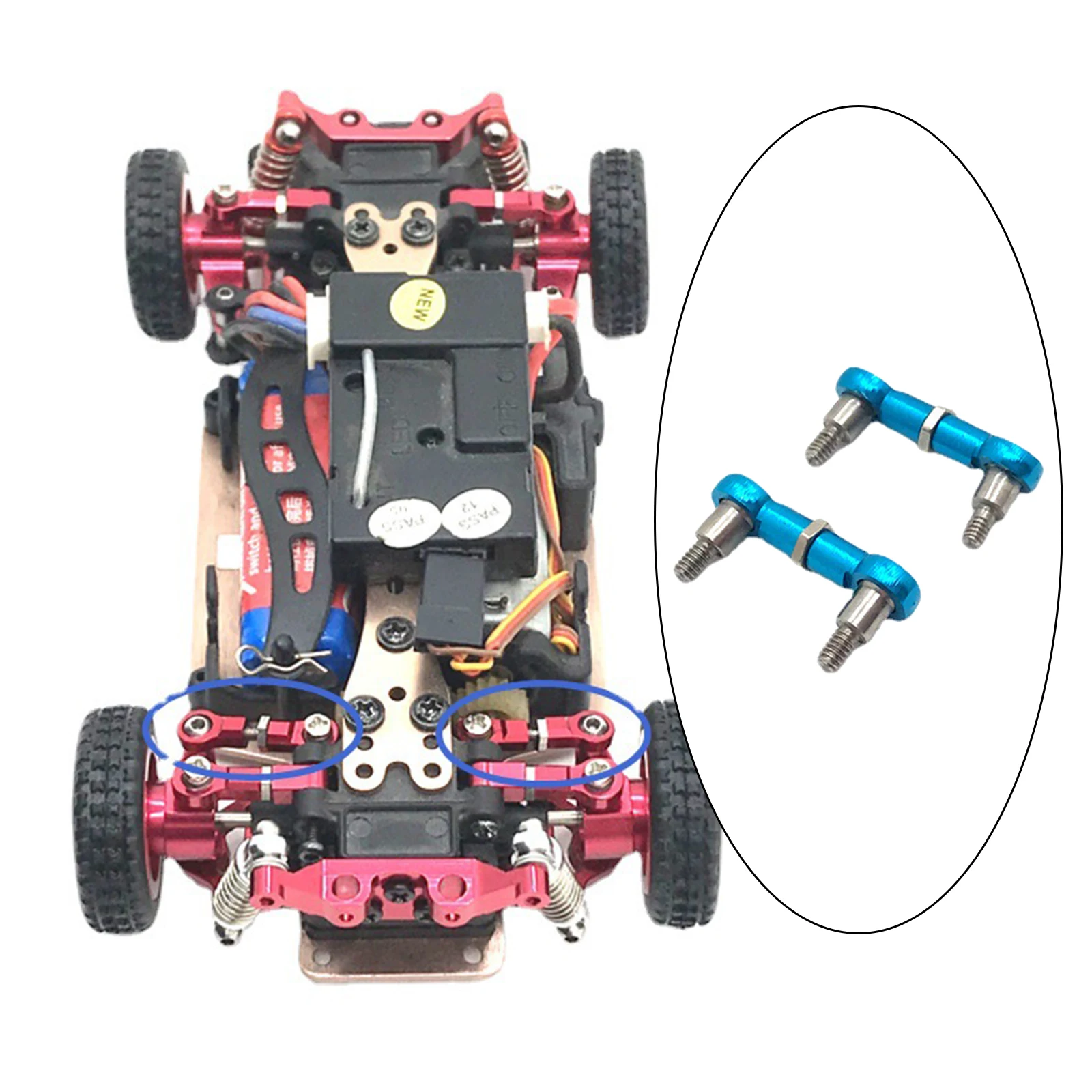 Регулируемый стержень рулевого управления обновленные детали для Wltoys K969 K979 K989 P929