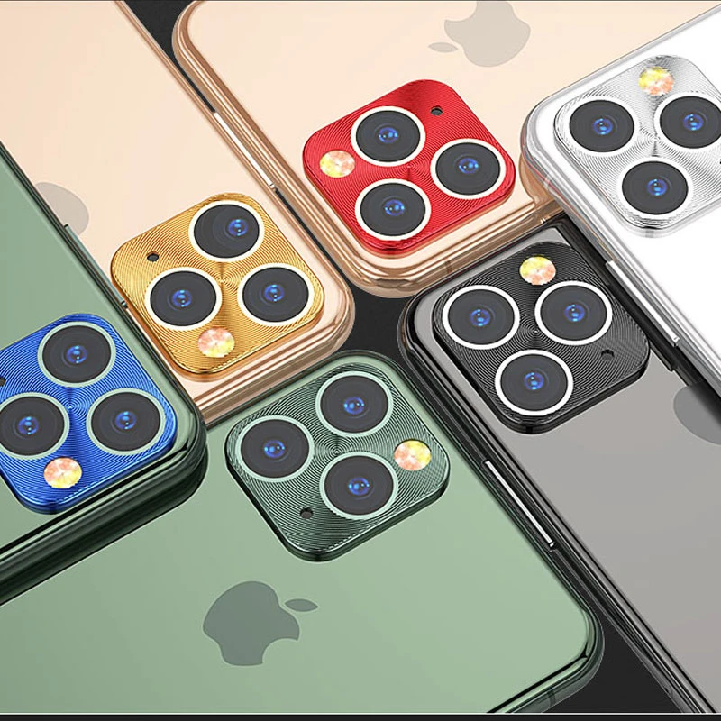 Металлический чехол для камеры заднего вида для iPhone 11 Pro X XS MAX 7 8 Plus, чехол для iPhone XR, iPhone11 Pro, защитный чехол для камеры