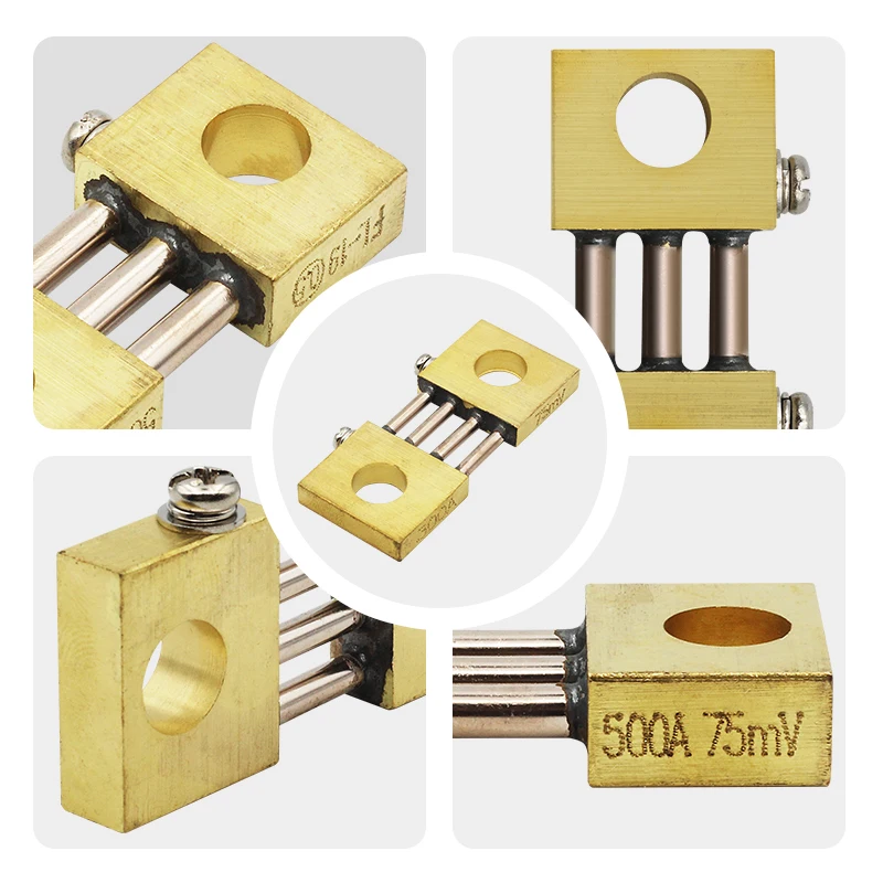 DC шунта FL-19 100A 200A 300A 400A 500A 600A 75mV сварочный аппарат латунь резистор для ток