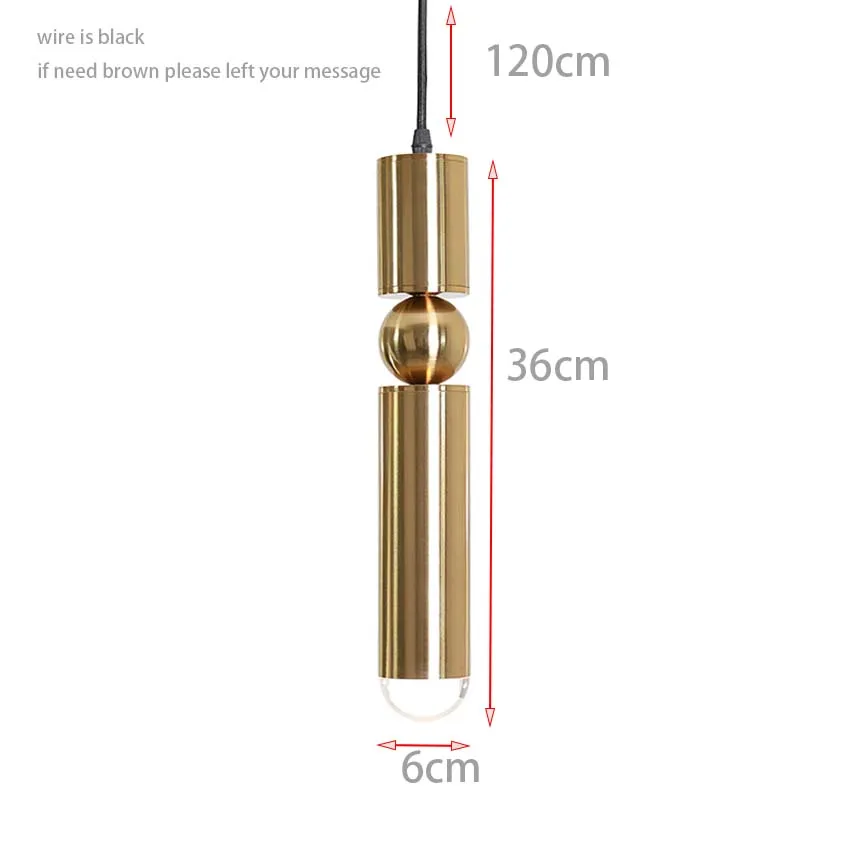 

1pcs Nordic modern pendant lights plated gold silver iron creative hanging lamp dining living room bedroom balcony light fixture