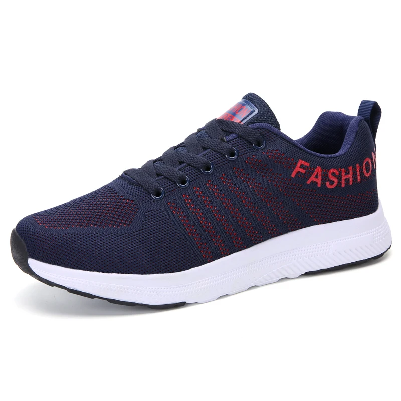 zapatillas Men Tennis Shoes Sneakers Breathable Mesh Outdoor Lace-up Athletic Shoes Wear-resistant Sport Shoes Chaussure Homme