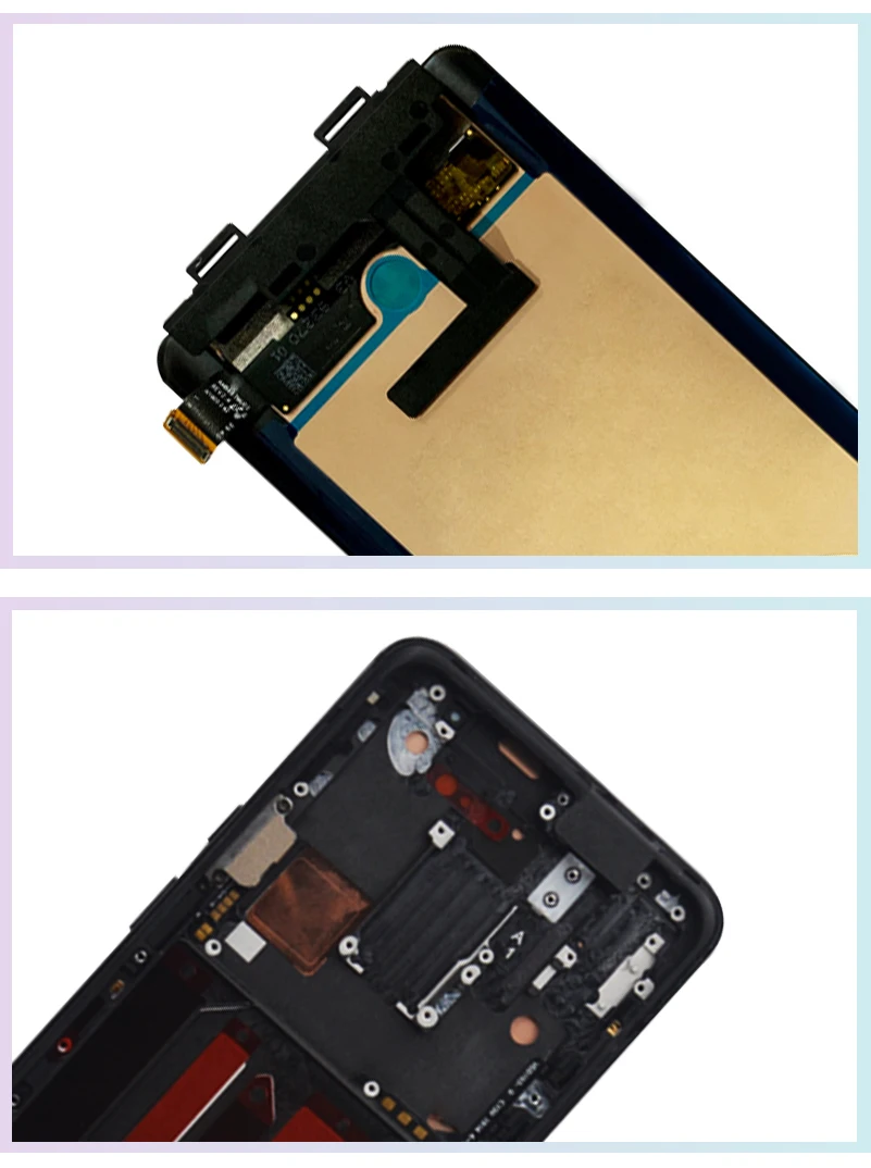 Amoled com Moldura para Oneplus Amoled com Tela de Quadro Lcd para Oneplus Original Super Tela 10-touch 6.67 7 Pro 7 Telefonia e Comunicação