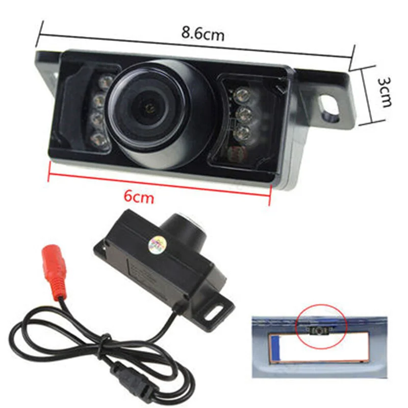 

Wifi HD 5-inch Built-in Monitor Display Wireless Car Reversing Camera Universal Waterproof Night Vision BackUp Camera