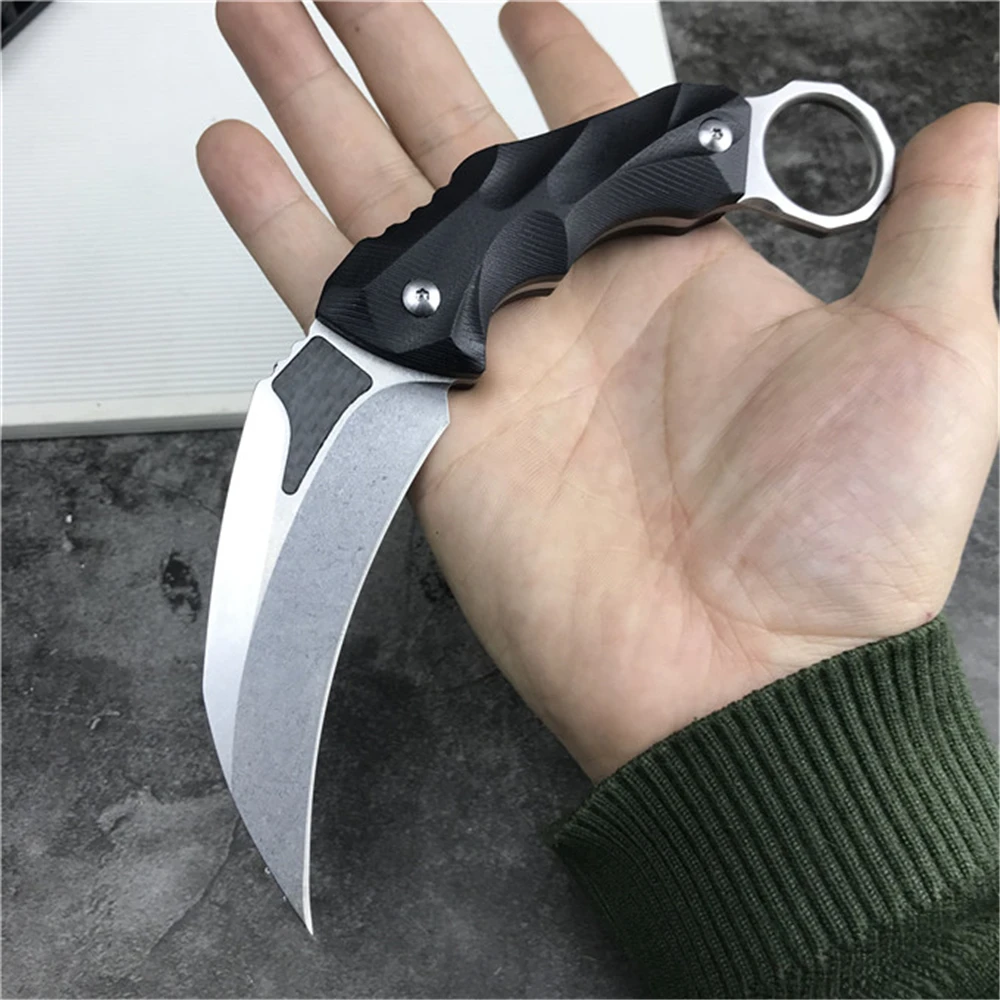 Karambit Knives CSGO Hunting Knife Tactical Claw Camp Hike Outdoor Self Defense Survival Tools EDC Military Fixed Blade Knifes |