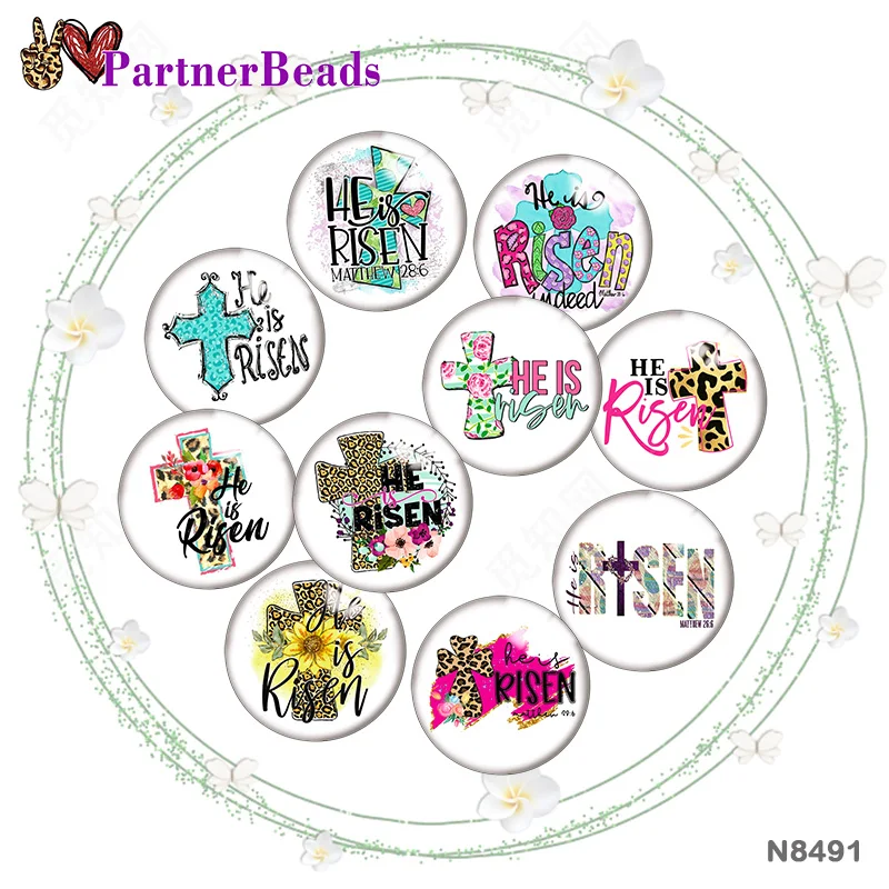 

Cross Image printing metal DIY snap button accessories Fit bag hat Clothes shoes N8491
