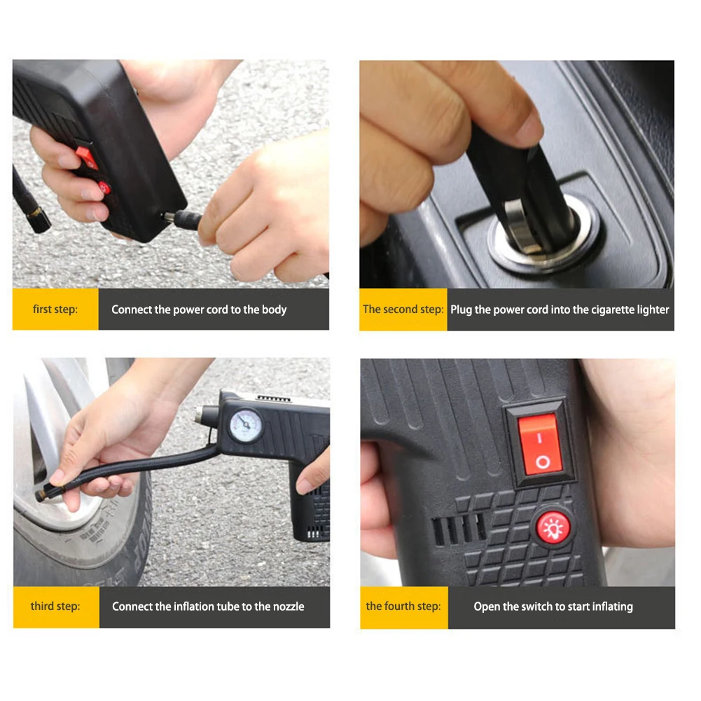 Ручной многофункциональный электрический портативный автомобильный воздушный
