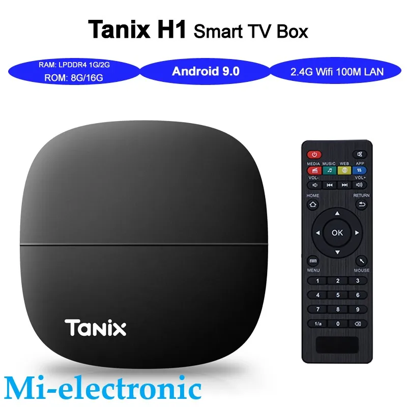 2020 Горячая продажа Tanix H1 новейшая модель низкая цена Hi3798M V110 CPU четырехъядерный