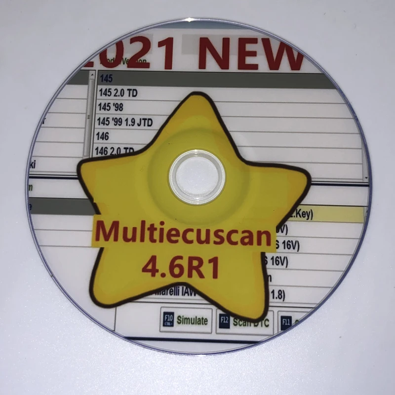 Лучший товар 2021 новинка MultiEcuScan v4.6R CD DVD полностью зарегистрированный быстрая