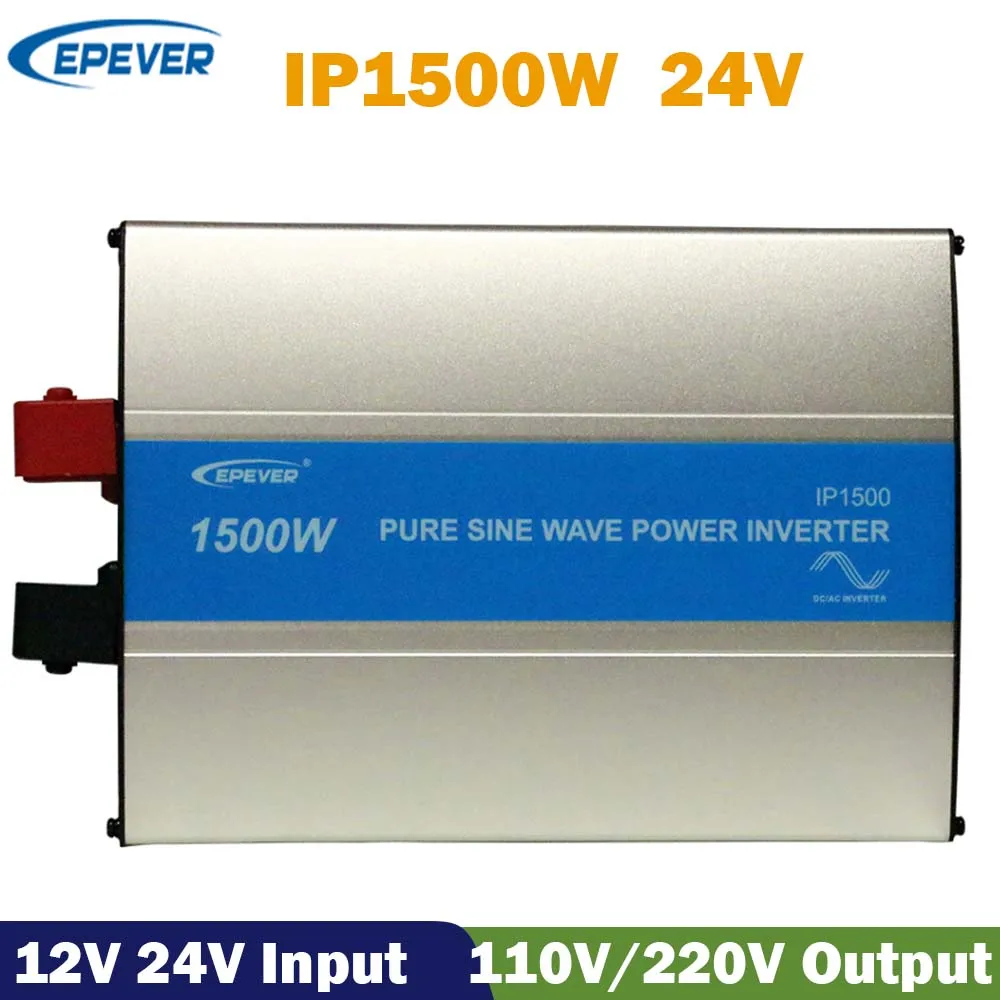 Инвертор немодулированного синусоидального сигнала EPever I Power 1500 Вт 24 В