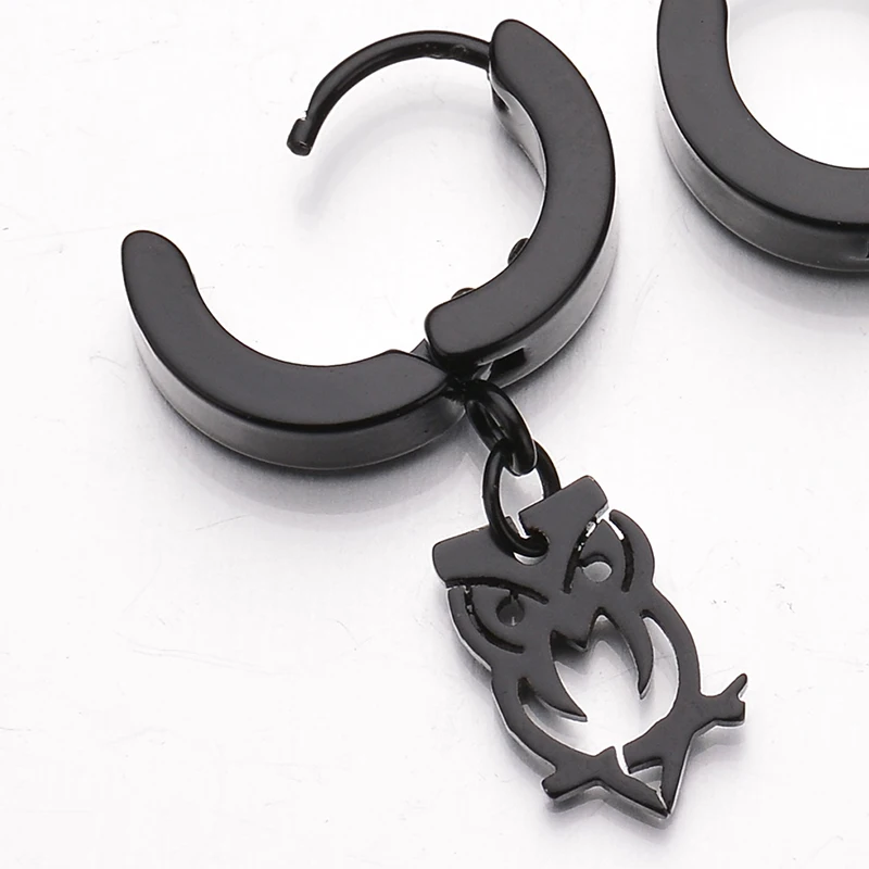 Серьги-подвески из нержавеющей стали для мужчин и женщин висячие ювелирные