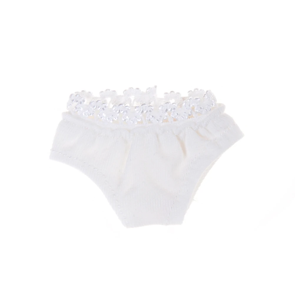 1 шт. кружевные трусы-плавки трусы-шортики для 1/6 куклы/нижнее белье с принтом