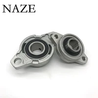 naze 2pcs kfl002 15mm miniature zinc alloy insert linear bearing shaft support cnc part mechanical shaft diamond seat