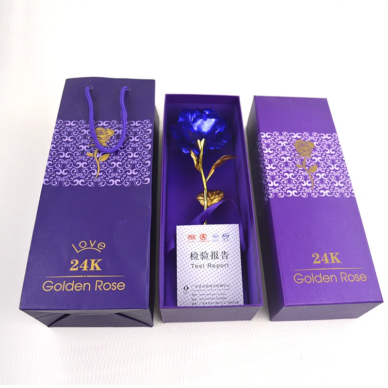 Подарок на День святого Валентина для подруги парня Золотая Роза свадебные