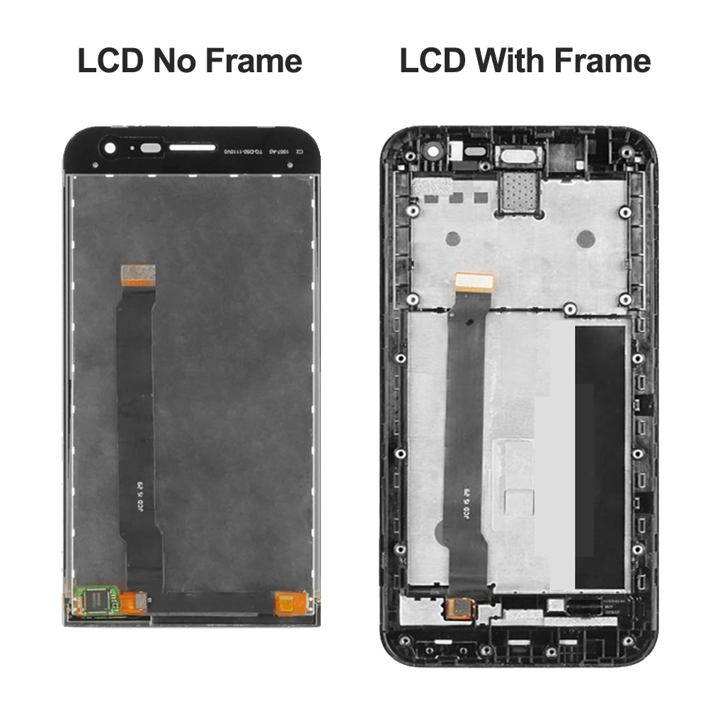 LCD For ASUS ZenFone Asus Zenfone 2 ZE500CL Z00D display digitizer assembly touch screen replacement black lcd | Мобильные телефоны