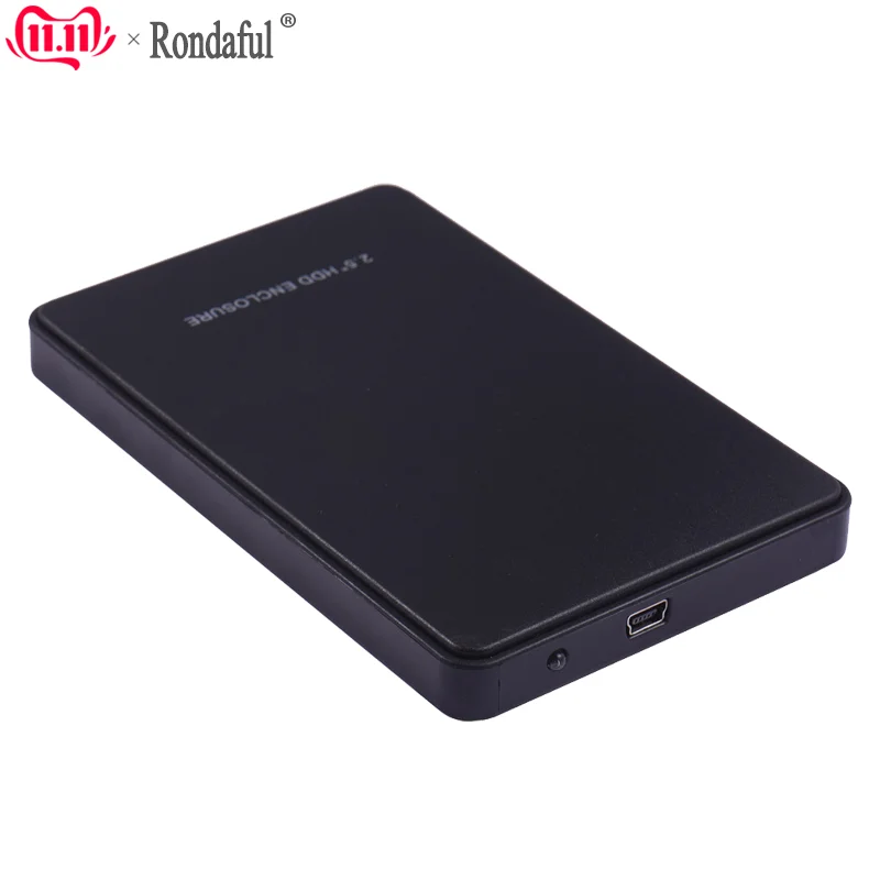2,5 жесткий диск HDD чехол жесткий диск 2," коробка SATA 2 ТБ внешний корпус для жесткого диска мобильный жесткий диск коробка для чехол s ноутбук жестких дисков-черный