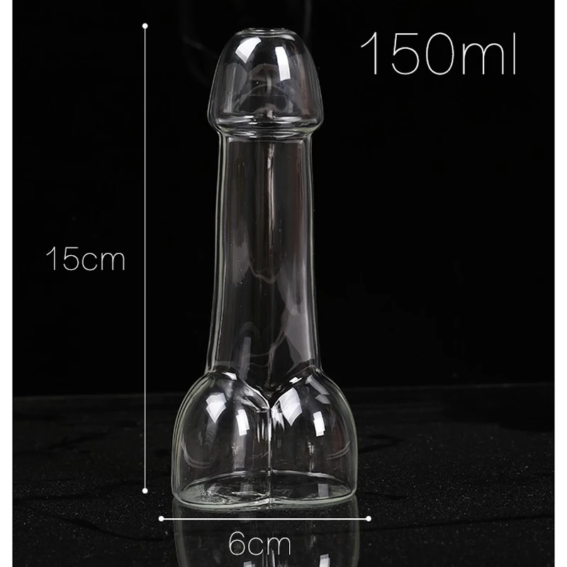 Новые креативные прозрачные стеклянные чашки сексуальные универсальные бокалы