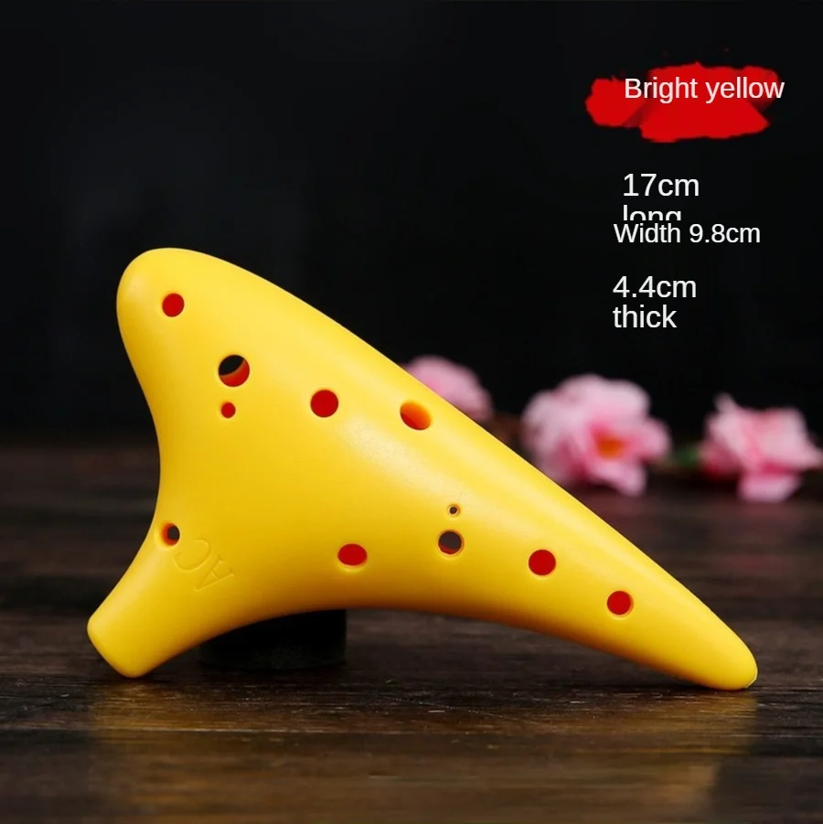 

Professional 12-Hole Ocarina Alto Ocarina C Ocarina Blue Musical Instrument Children'S Toy Ocarina 12-Hole Ocarina Alto Ocarina