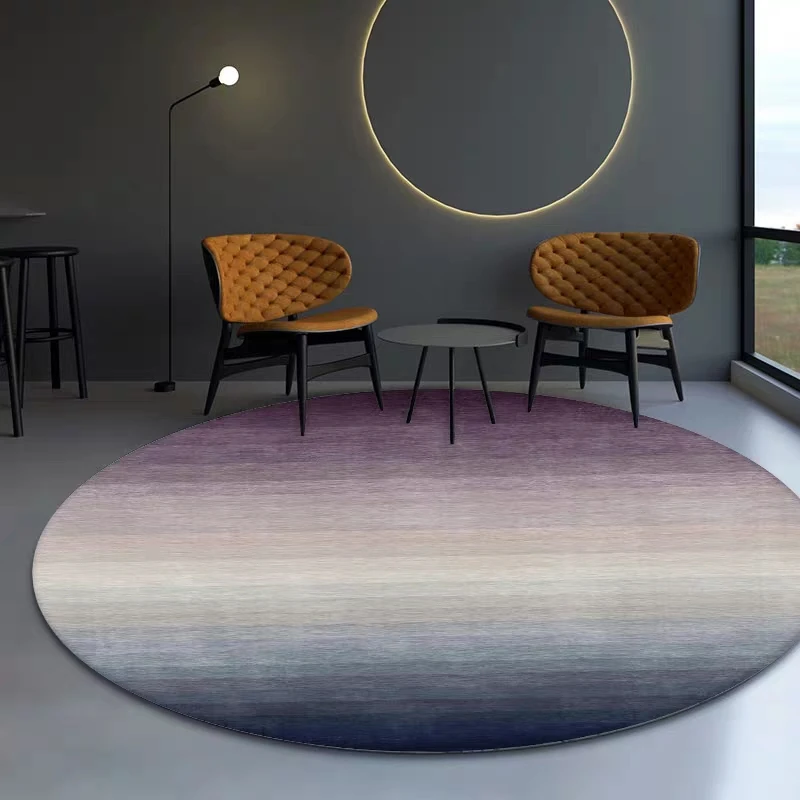Скандинавский геометрический круглый коврик с принтом для гостиной, декоративный ковер для гостиной, ковер для гостиницы, INS популярный коврик для пола без волос