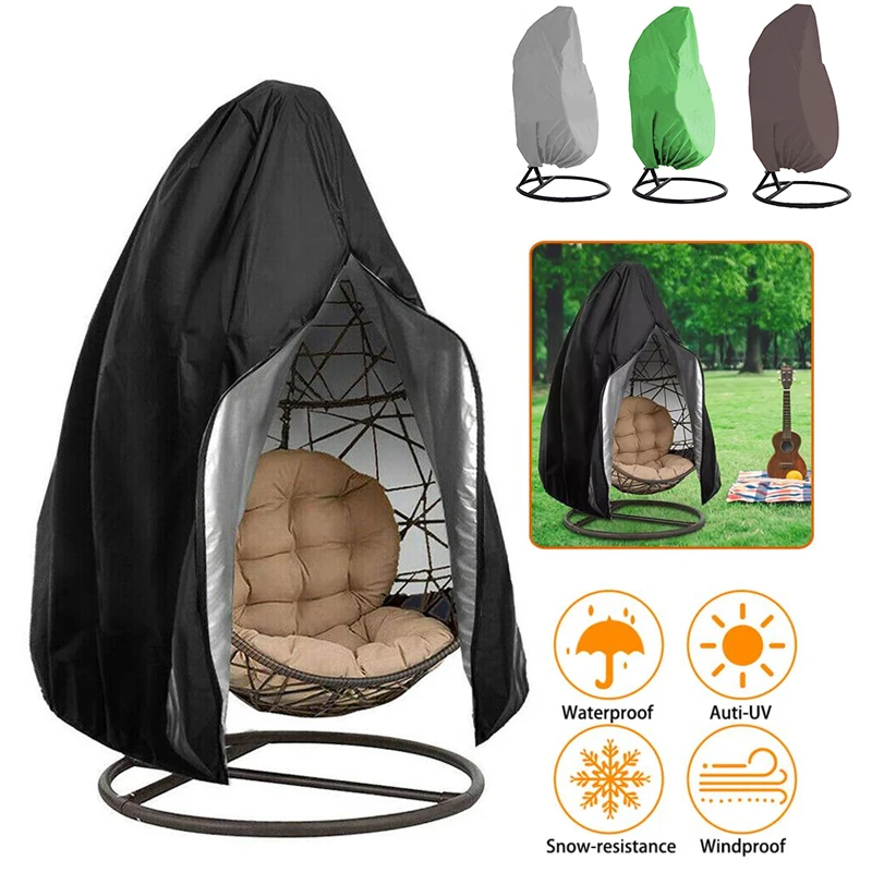 

Waterproof Garden Swing Cover Outdoor Rocking Chair Rainproof Canopy Dust Cover Hanging Garden furniture Protective Cover