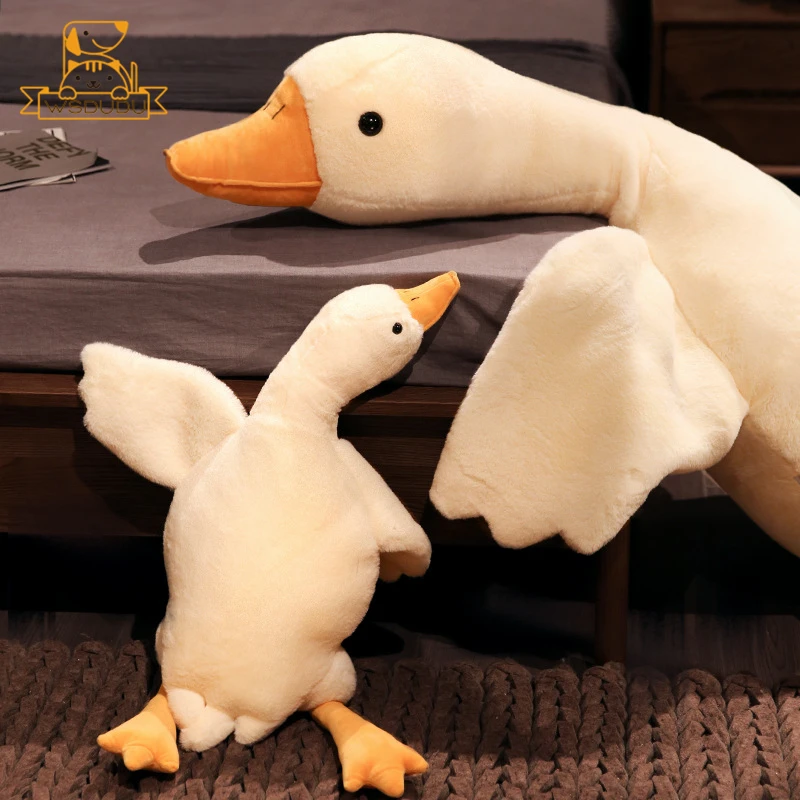Большая подушка 120 см мягкая в виде утки куклы-животные Симпатичная плюшевая