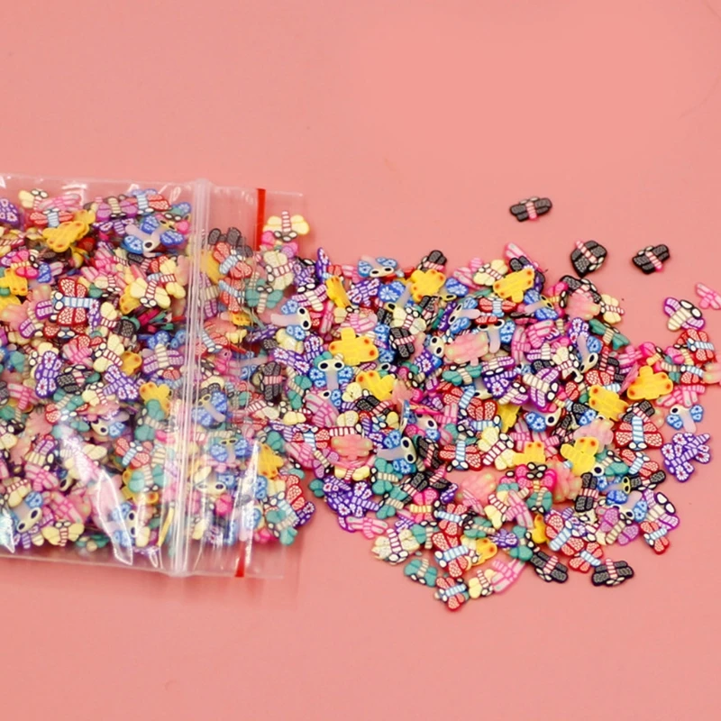 

1000Pcs/Pack Clay Resin Fillings Craft Fruit Leaf Flowers Pattern Mixed Filler for DIY Epoxy Resin Jewelry Nail Decor