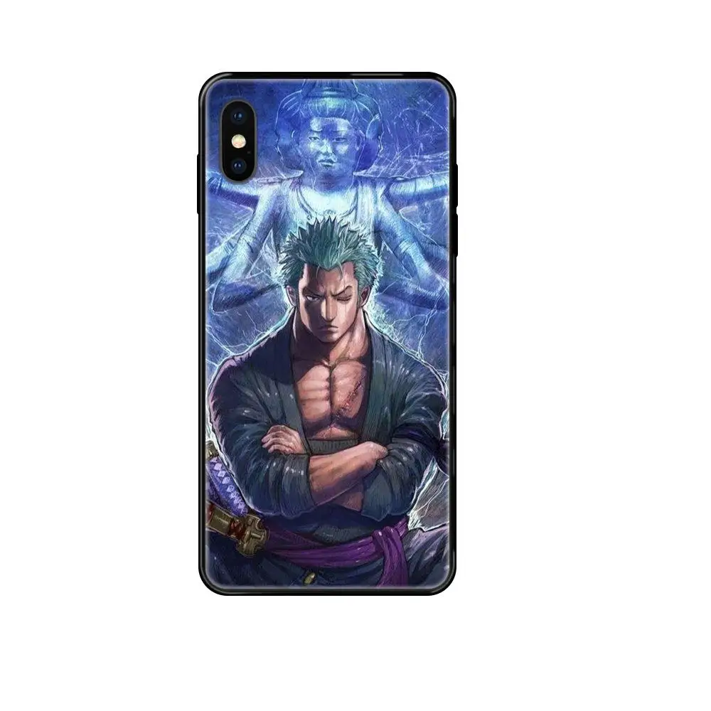Для Xiaomi Mi Note A1 A2 A3 5 5s 6 8 9 10 SE Lite Pro Ultra One Piece Roronoa Zoro Print Лучшая цена черный мягкий