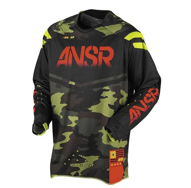 

New Arrival Downhill Mountain Bike Riding Racing Cross-country T-shirt Quick-drying MTB DH Mountain Bike Jersey P