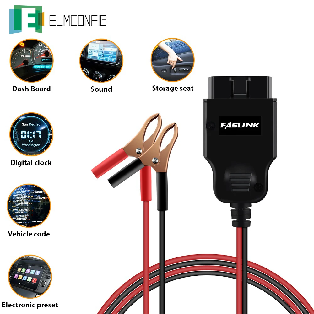 Obdresources BM100 12 В OBD2 автомобильный инструмент для замены аккумулятора Аварийный