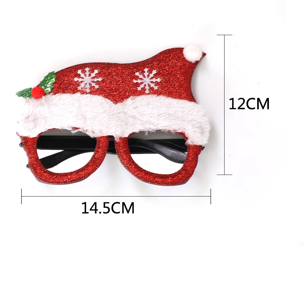 Рождественское украшение пластиковые очки снеговик олень Олдмен игрушка для