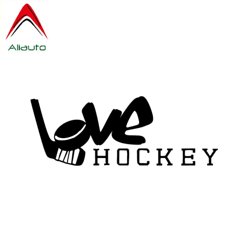 

Aliauto Interesting Love Hockey Player Decor Vinyl Car Stickers High Quality Reflective Decal Motorcycles Accessories,16cm*6cm