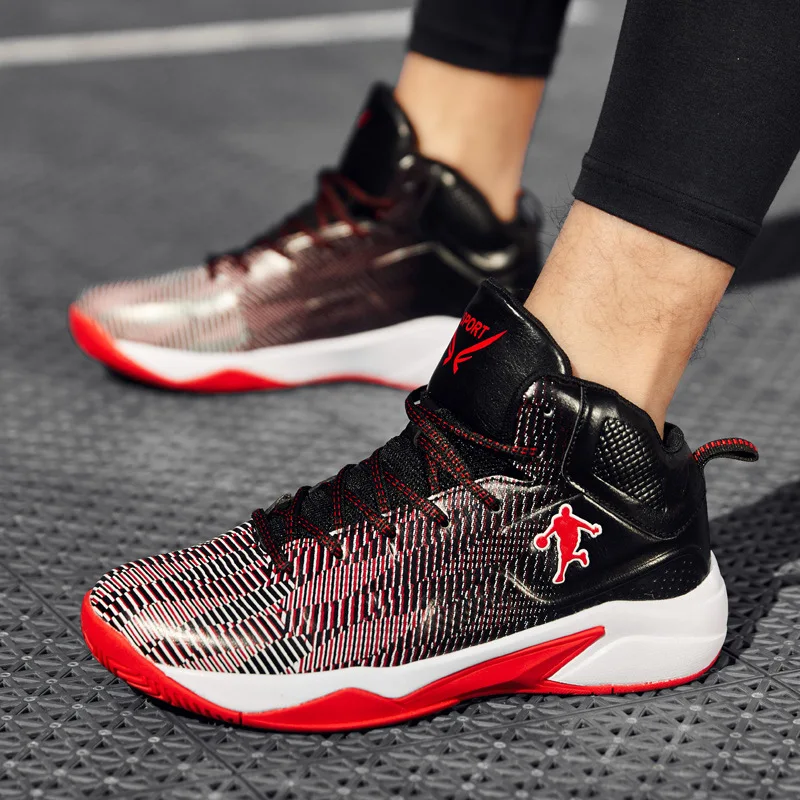 

Spring 2020 New High-top Basketball Shoes Shock-absorbing Wear-resistant Outdoor Fashion Junior Shoes Retro casual shoes