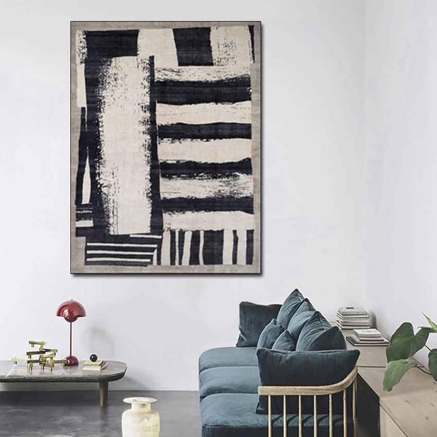 Простые абстрактные дизайне по низкой цене 100% ручная роспись маслом на холсте