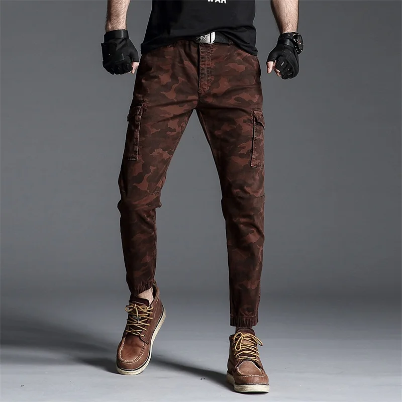 COMLION 2019 Spring Summer Fashion Trousers New Casual Pants Men Cotton Slim Fit Chinos Male Brand Clothing Plus Size Tops F52 | Мужская